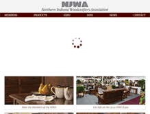 Tablet Screenshot of indianawoodcrafters.com